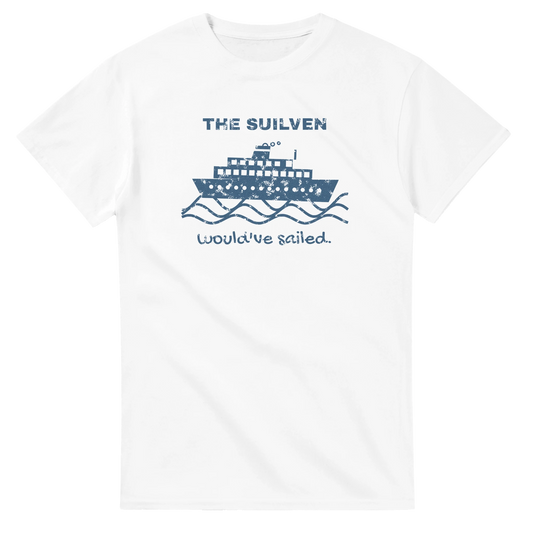 The Suilven Would've Sailed unisex crewneck t-shirt, Hebridean ferry design