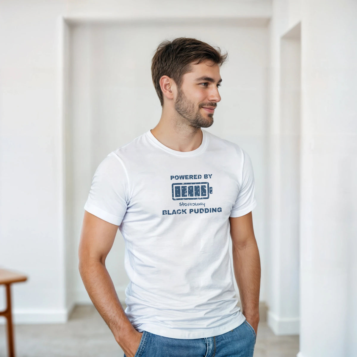 Powered by Stornoway Black Pudding t-shirt - view 11