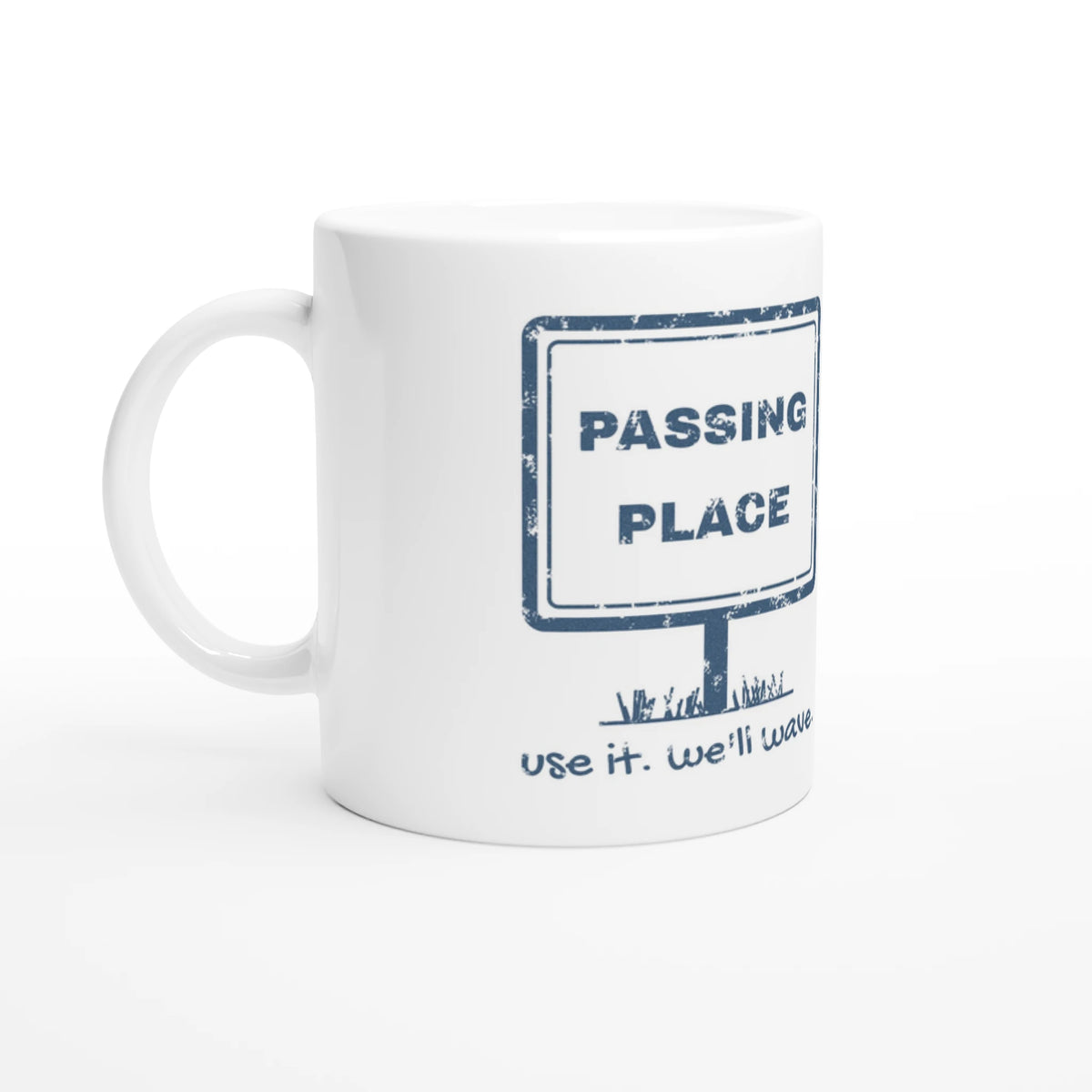 Passing Place Use It, We'll Wave ceramic mug - view 3